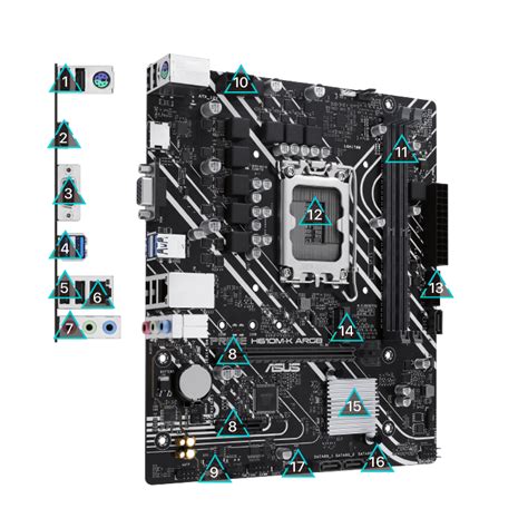 1 x pci-e 3.0 x16 slot|PRIME H610M.